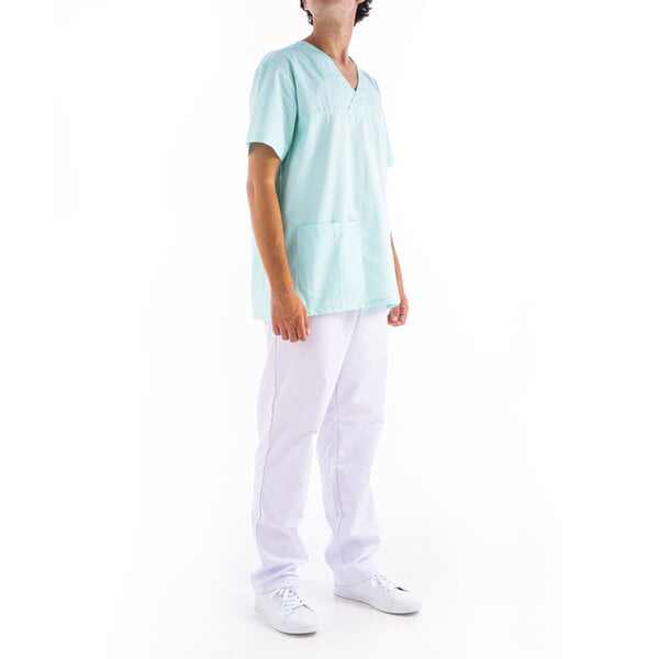 Mint Green Men's VNeck Scrub Top Medical Scrubs